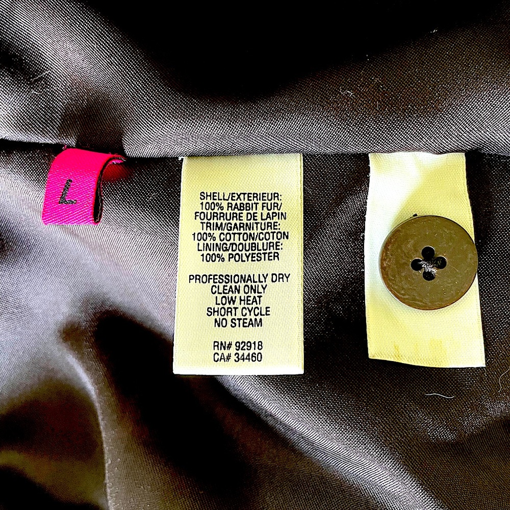 Juicy Couture Rabbit Fir Bomber Jacket - Picture 8 of 10